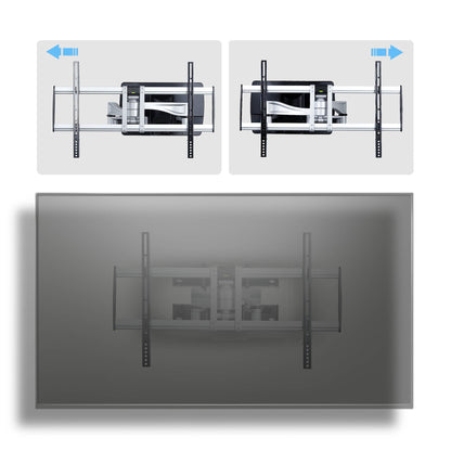 StarTech.com 100AP1-TV-WALL-MOUNT soporte para TV 2.54 m (100") Negro