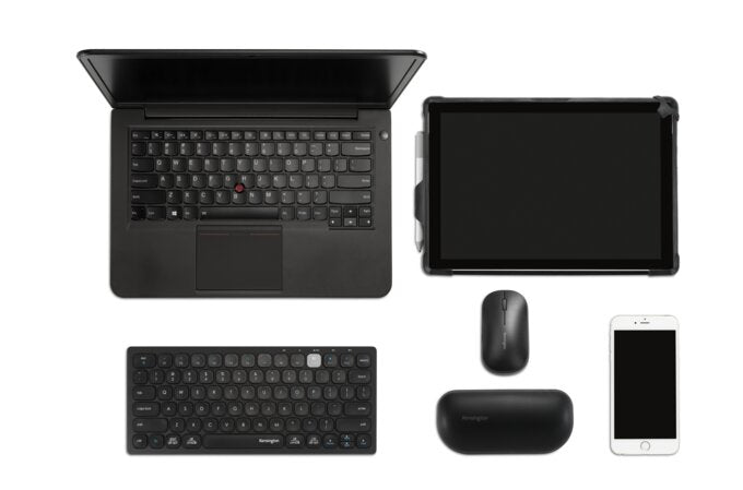 Kensington K75502ES teclado Universal RF inalámbrico + bluetooth QWERTY Español Negro