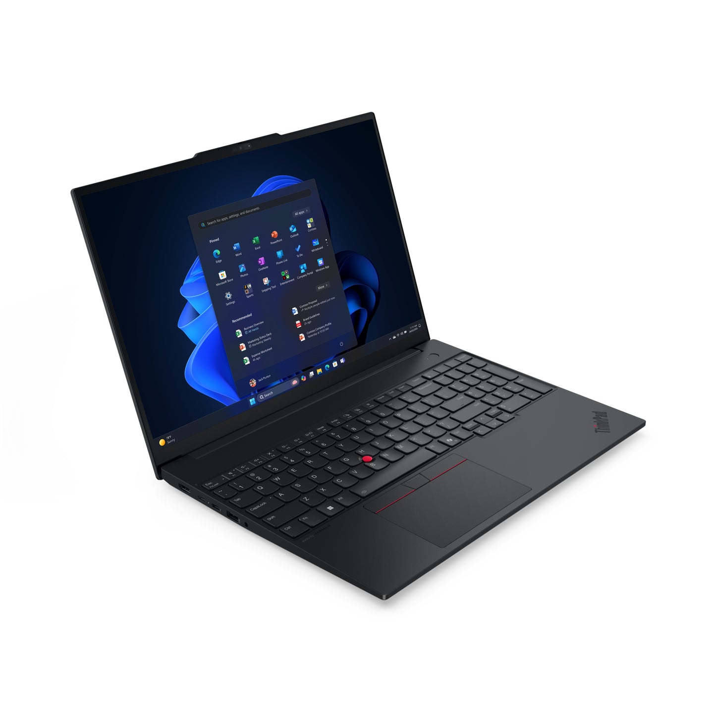 Lenovo ThinkPad E16 Gen 3 (Intel) Intel Core Ultra 7 255H Computadora portátil 40.6 cm (16") WUXGA 32 GB DDR5-SDRAM 512 GB SSD Wi-Fi 6E (802.11ax) Windows 11 Pro Español Negro