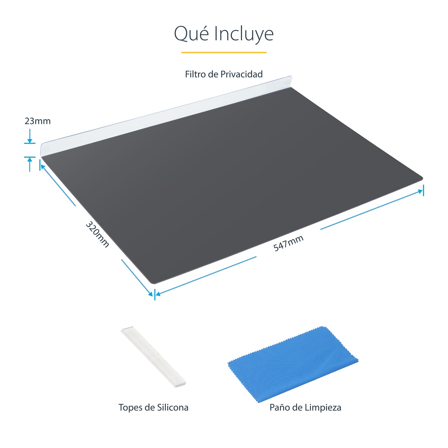 StarTech.com 2469A-PRIVACY-SCREEN filtro para monitor 61 cm (24") Filtro de privacidad para pantallas sin marco