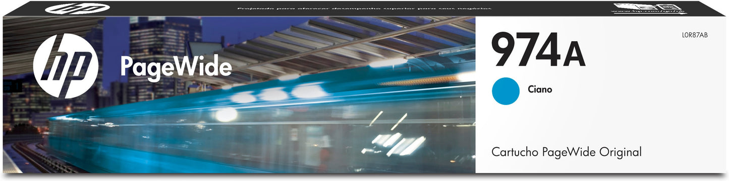 Tinta HP 974A Pagewide Cyan