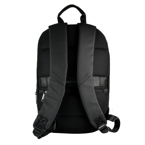 Perfect Choice PC-084846 mochila Negro Cloruro de polivinilo (PVC), Poliéster