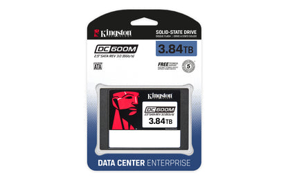 Unidad de Estado Sólido SSD Kingston 3840 GB DC600M SATA Enterprise 2.5" Uso Mixto