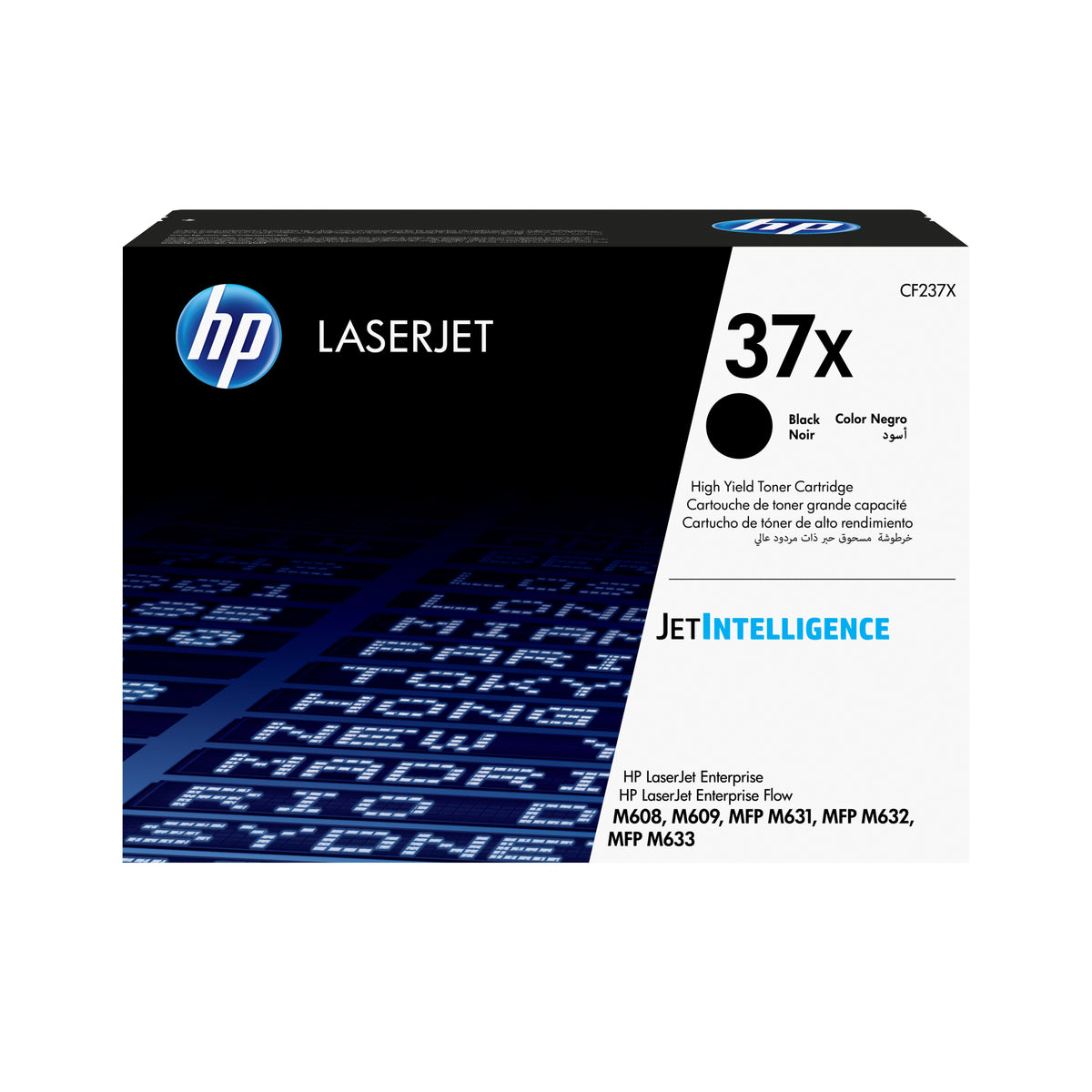 Toner HP LaserJet 37X Negro Alto Rendimiento