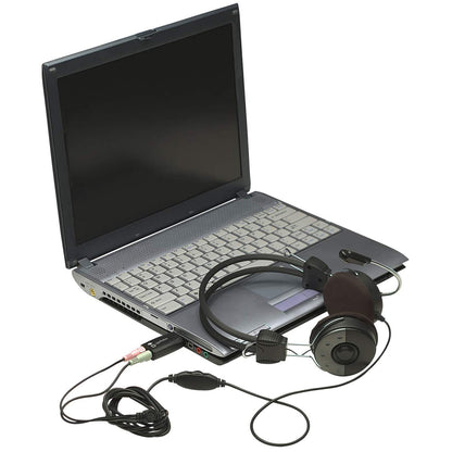 Adaptador Manhattan Sonido 5.1 Estéreo USB Alta Velocidad Color Negro