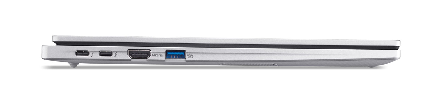 Acer TravelMate P2 TMP215-55-G2-770V Intel Core Ultra 7 255U Computadora portátil 39.6 cm (15.6") Full HD 16 GB DDR5-SDRAM 512 GB SSD Wi-Fi 6 (802.11ax) Windows 11 Pro Plata