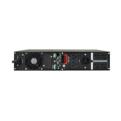 Tripp Lite SU2200RTXLCD2U sistema de alimentación ininterrumpida (UPS) Doble conversión (en línea) 2.2 kVA 7 salidas AC