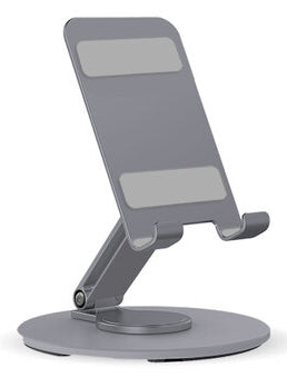 BRobotix 406276 soporte Soporte pasivo Lector de libros electrónicos, Teléfono móvil/smartphone, Tablet/UMPC Gris