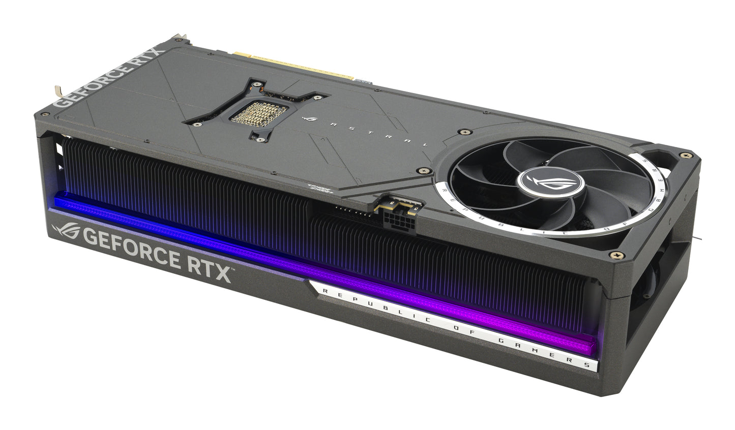 Tarjeta Video Asus ROG Astral GeForce RTX5080 OC 16GB Quad Fan ARGB GDDR7 PCIe 5.0 2xHDMI 3xDP