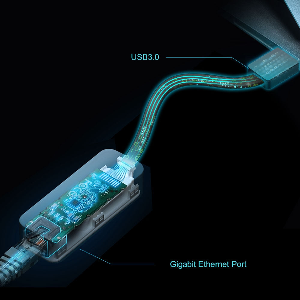 Adaptador TP-Link de red USB 3.0 a Gigabit Ethernet