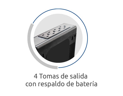 UPS CDP de 500VA/250W con Batería de Litio