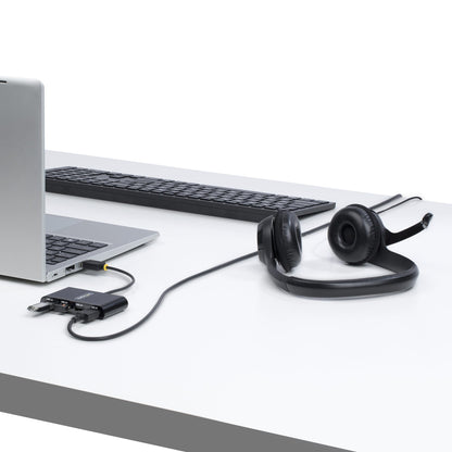 StarTech.com ST4200MINI2-USB-HUB nodo concentrador 480 Mbit/s Negro