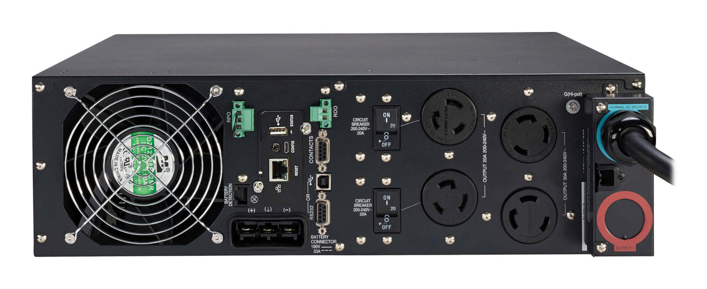 Tripp Lite SU5000RT sistema de alimentación ininterrumpida (UPS) Doble conversión (en línea) 5 kVA 4 salidas AC