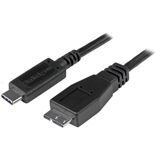 StarTech.com USB31CUB1M cable USB USB 3.2 Gen 2 (3.1 Gen 2) USB C Micro-USB B 10 Gbit/s Negro