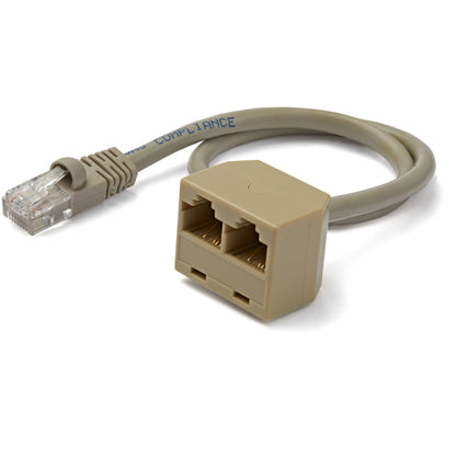 StarTech.com RJ45SPLITTER divisor de red Gris