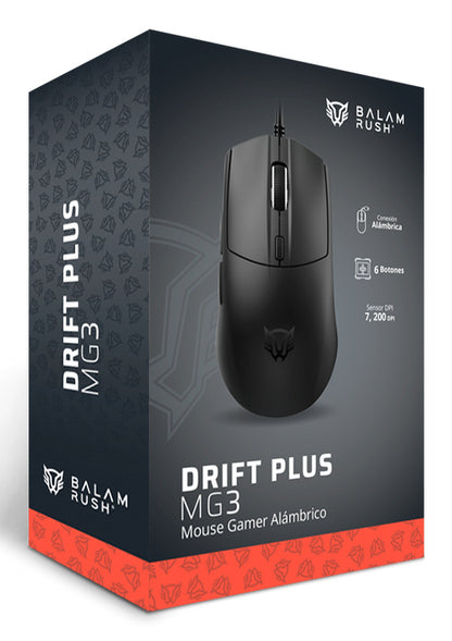 Balam Rush Drift Plus MG3 ratón Juego Diestro USB tipo A Óptico 7200 DPI