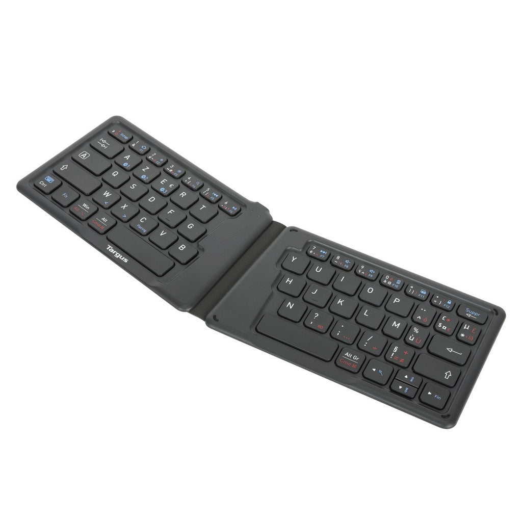 Teclado Targus Inalámbrico Plegable Ergonómico USB Color Negro