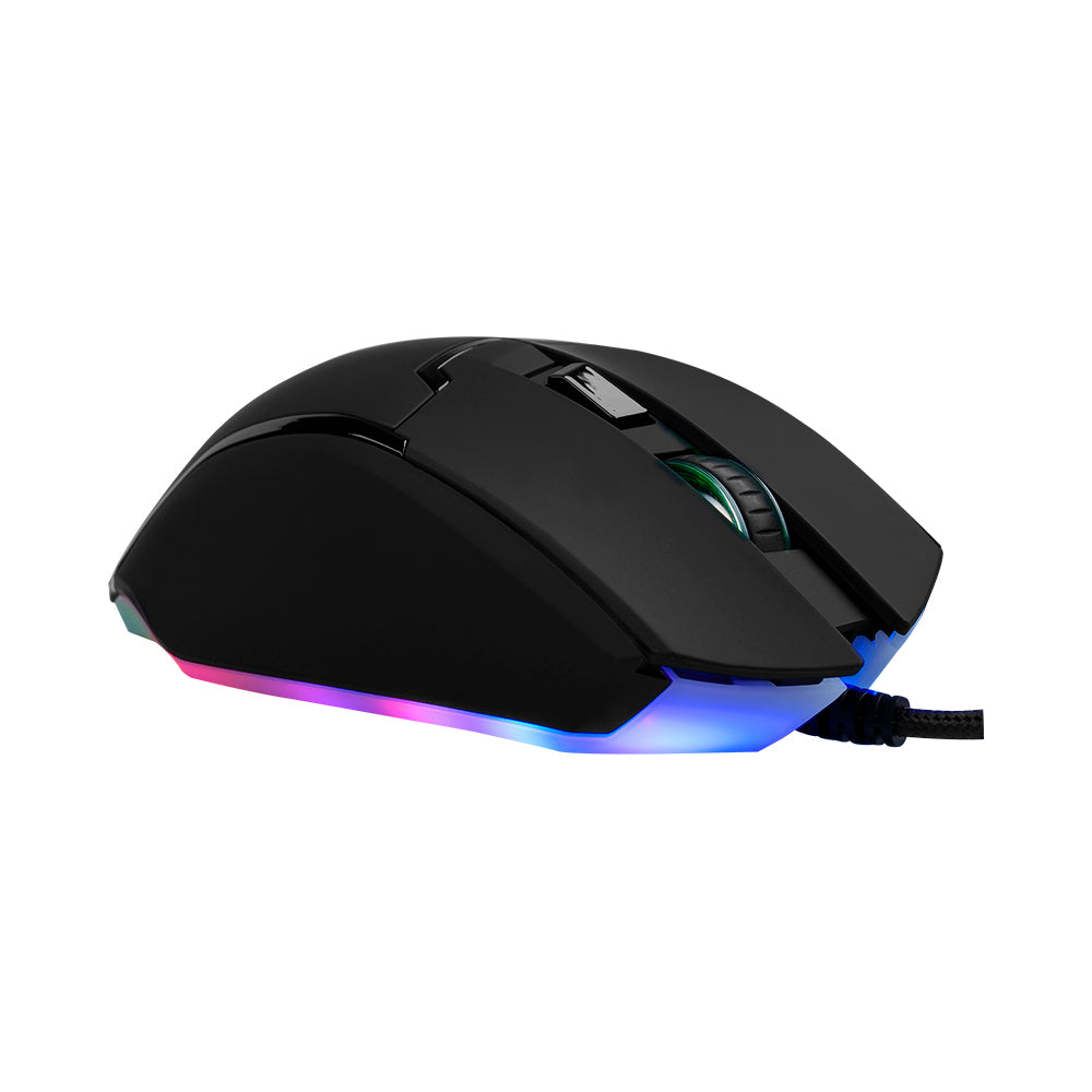 Vorago MO-504 ratón Juego Diestro USB tipo A Óptico 6400 DPI