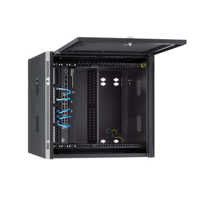 StarTech.com RK1224WALHM armario rack Bastidor de pared Negro
