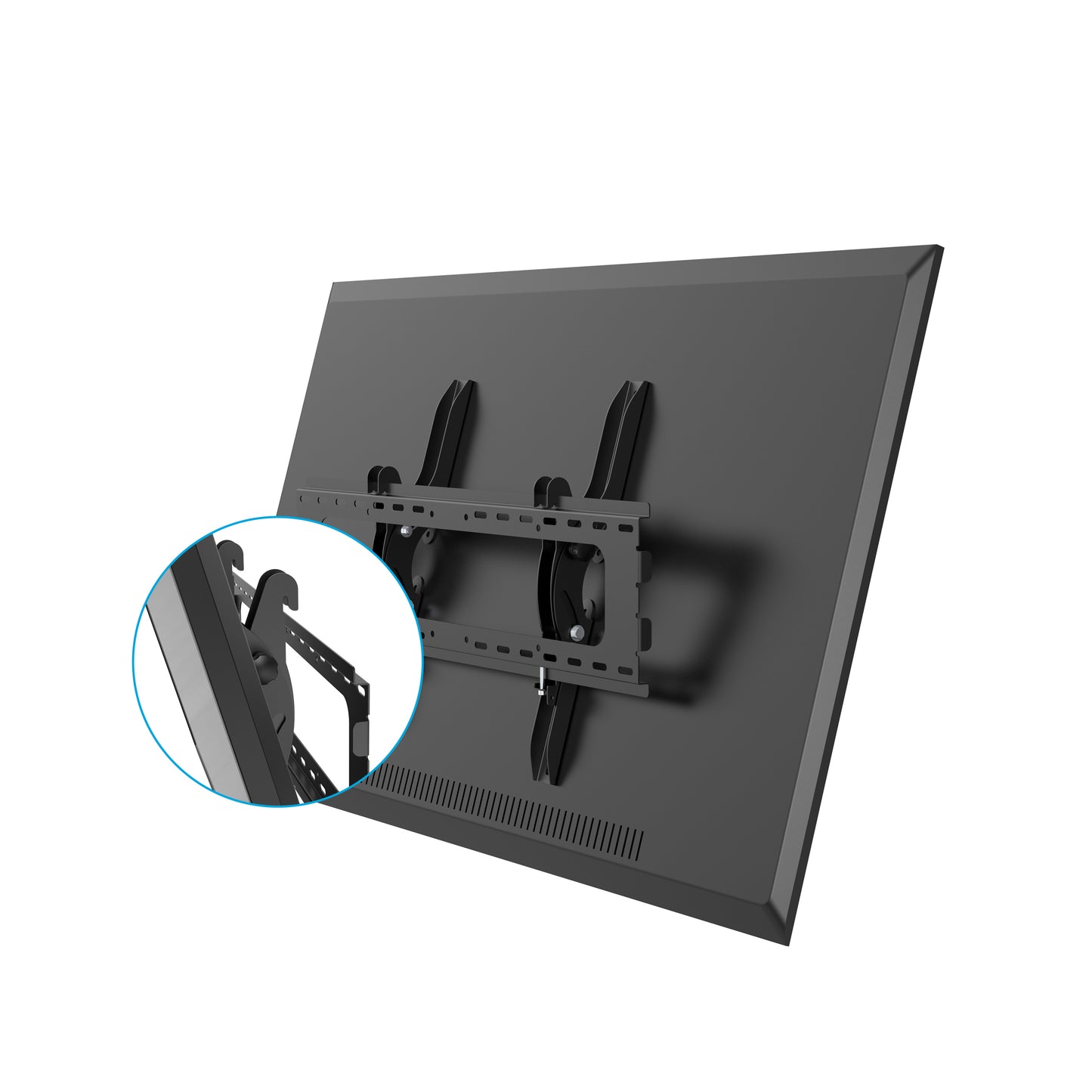 StarTech.com FLATPNLWALL soporte para TV 190.5 cm (75") Negro