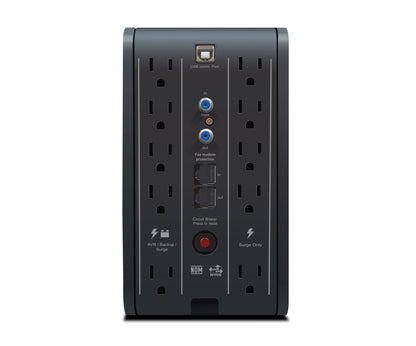 CDP R-SMART1010 sistema de alimentación ininterrumpida (UPS) En espera (Fuera de línea) 1 kVA 500 W 5 salidas AC