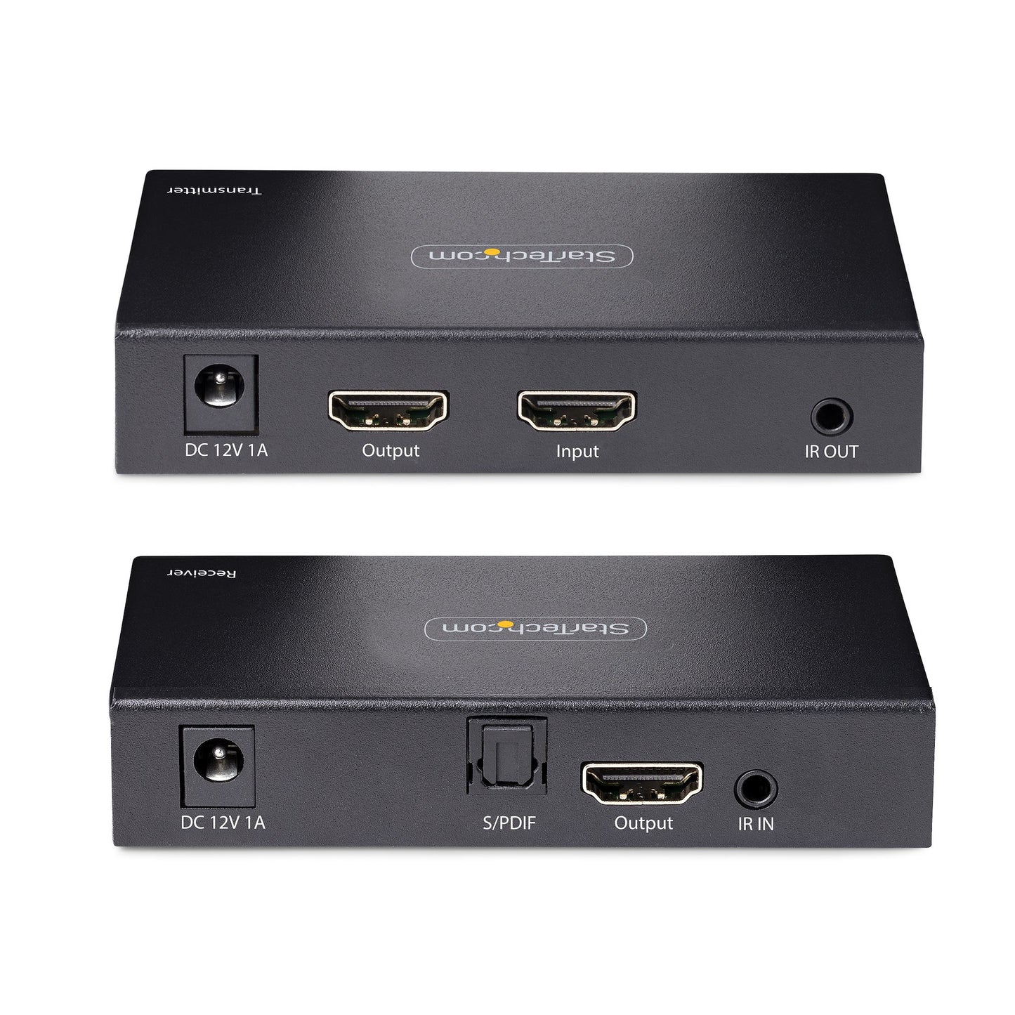 StarTech.com 4K70IC-EXTEND-HDMI extensor de audio/video Transmisor y receptor AV Negro
