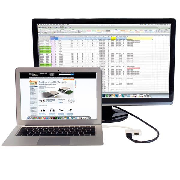 StarTech.com MDP2HDVGAW adaptador de cable de vídeo 0.15 m