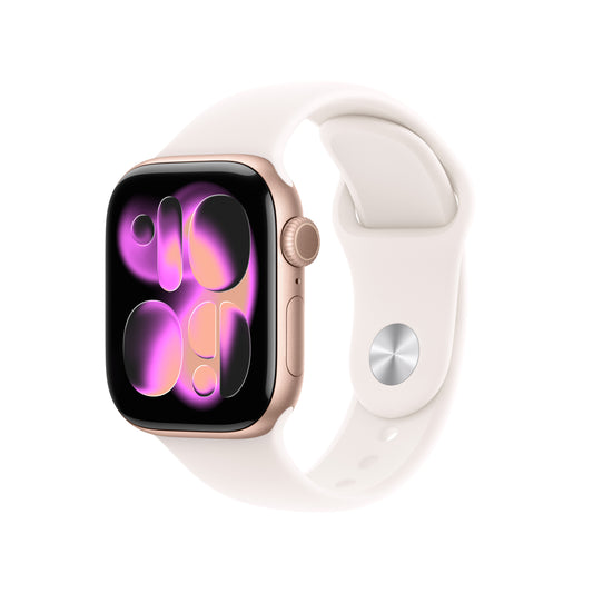 Apple Watch Series 11 OLED 42 mm Digital 374 x 446 Pixeles Pantalla táctil Rosa dorado Wifi GPS (satélite)
