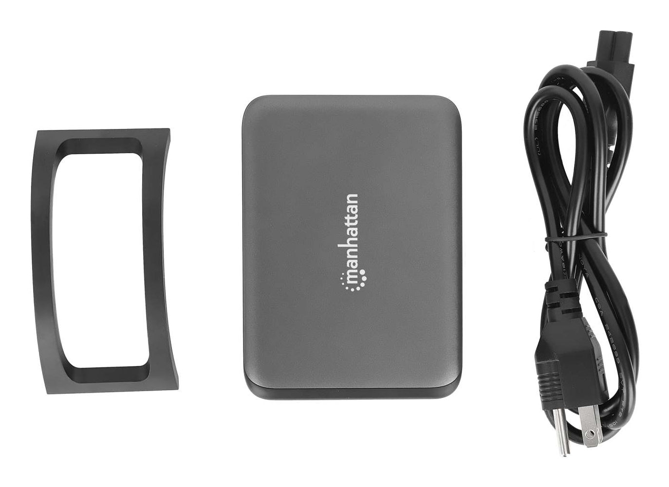 Estación de carga USB-C Manhattan 4 puertos USB-C PD 240W