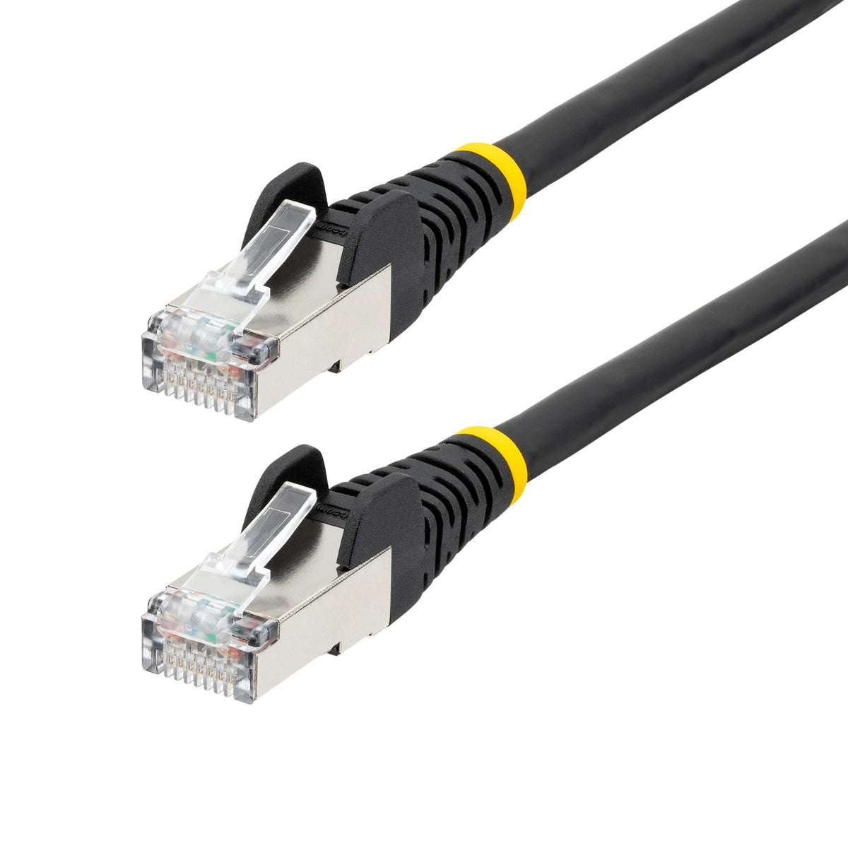 StarTech.com NLBK-1F-CAT6A-PATCH cable de red Negro 0.305 m S/FTP (S-STP) Alrededor
