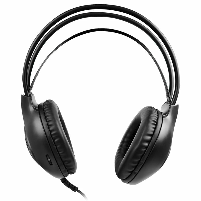 Diadema Alámbrica Perfect Choice Stream Pro Cable 1.8m Micrófono Omnidireccional 3.5mm Color Negro