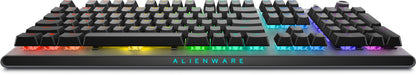 Alienware AW920K teclado Juego USB + RF Wireless + Bluetooth QWERTY Inglés de EE.UU. Gris