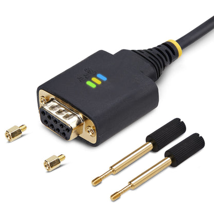 StarTech.com 1P3FFCNB-USB-SERIAL cable serial Negro 1 m USB tipo A DB-9
