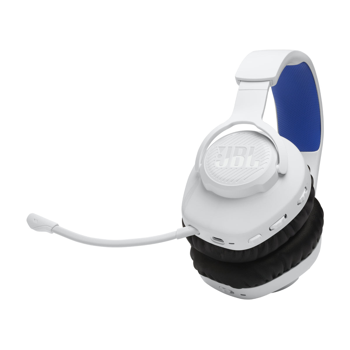 Auriculares inalámbricos JBL supraaurales para juegos JBL Quantum 360P para consola PS color blanco/azul