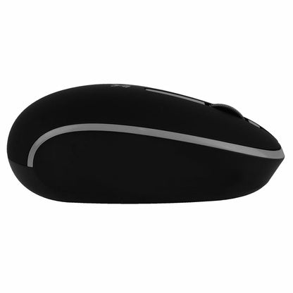 Mouse Inalámbrico Perfect Choice Whisper 2.4 GHz Conector Dual USB C/A Alcance 10m Color Negro