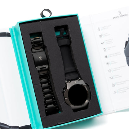 Perfect Choice PC-270188 reloj inteligente y deportivo 5.11 cm (2.01") AMOLED 45 mm Digital 240 x 296 Pixeles Pantalla táctil Negro