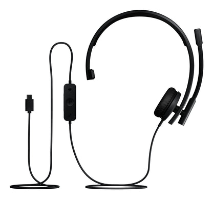 Logitech H570e Auriculares Alámbrico Diadema Oficina/Centro de llamadas USB Tipo C Negro