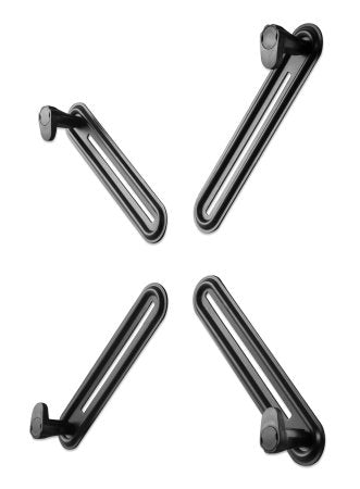 Manhattan 461870 soporte para pantalla plana 68.6 cm (27") Pared Negro