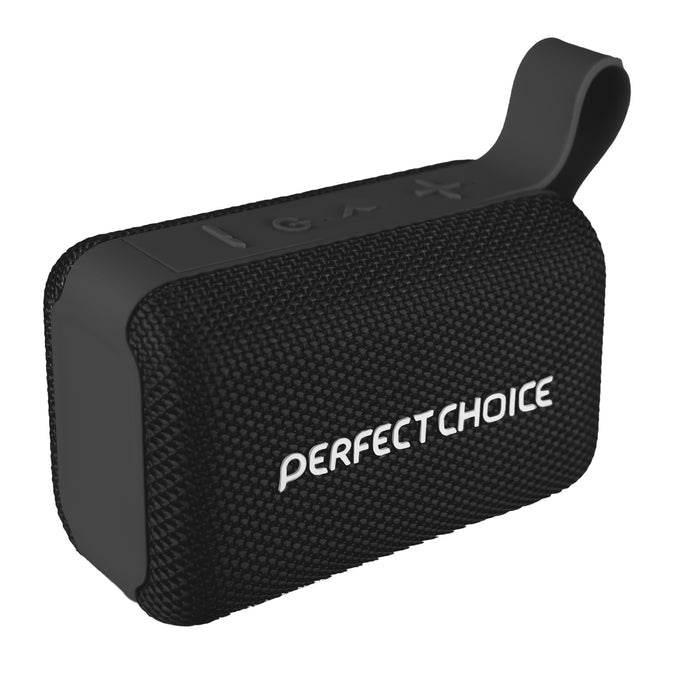 BOCINA PORTATIL PERFECT CHOICE INALAMBRICA SUGARY - NEGRO