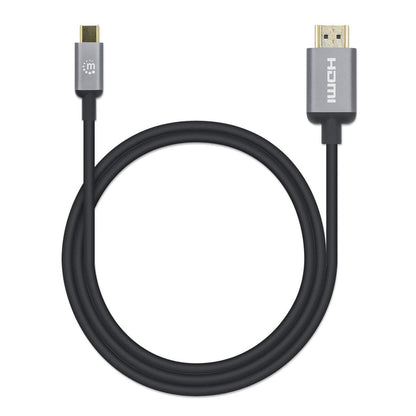 Cable Manhattan USB-C a HDMI M 1.0M 4K@60Hz Negro