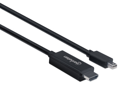 Cable Manhattan Mini DisplayPort a HDMI 1080p 1.8m Color Negro