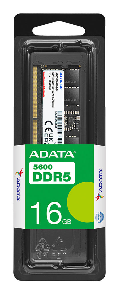 Memoria Ram Adata 16GB DDR5 SO-DIMM 5600Mhz