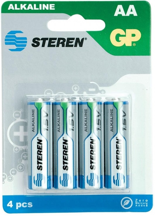Pilas Steren Alcalinas Tipo AAA 1.5V C/4 Pzas