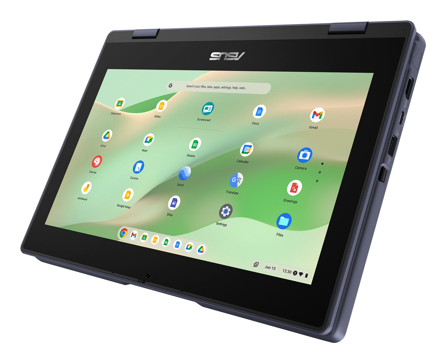 Laptop Asus Chromebook CR1104FTA-C8G64-C1 11.6" HD Táctil Intel N150 8GB 64GB EMMC ChromeOS Gris Incluye Stylus