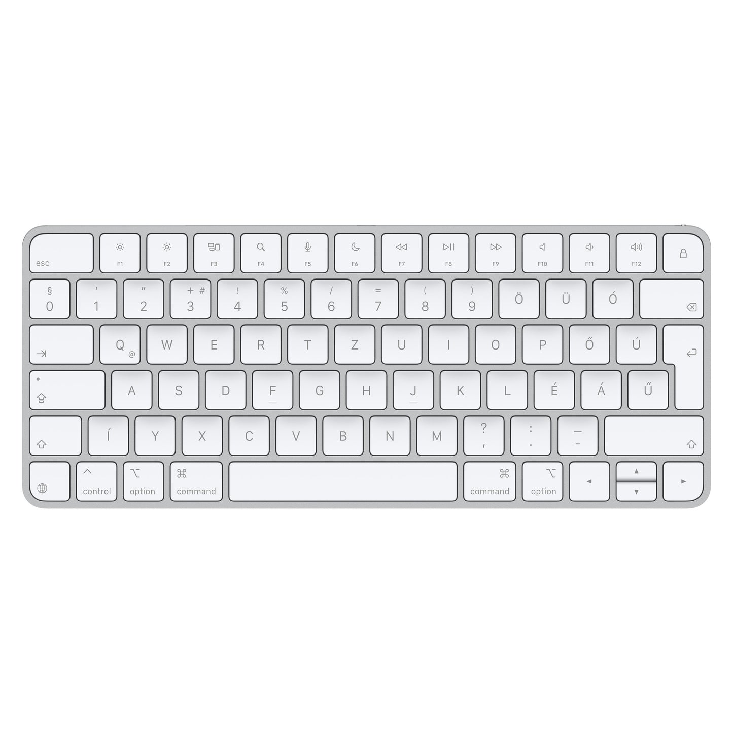 Apple MXCL3MG/A teclado Universal USB + Bluetooth QWERTZ Húngaro Blanco