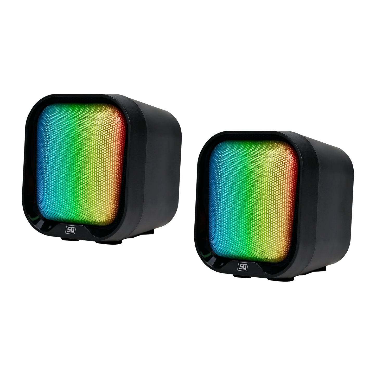 BOCINAS VORAGO START THE GAME SPK-109 RGB / USB PARA COMPUTADORA / 2.2WATTS