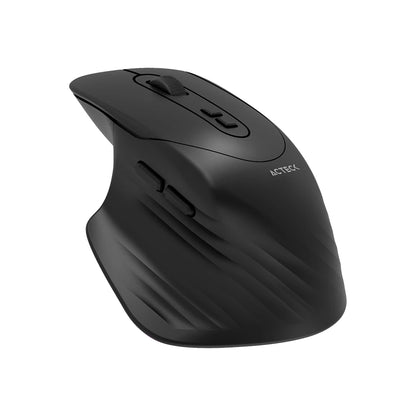 Acteck Creator Krea MK750 teclado Ratón incluido Universal RF inalámbrico + bluetooth QWERTY Español Negro, Gris