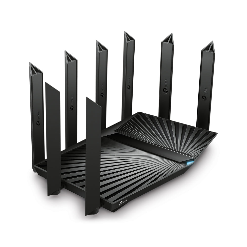 TP-Link Archer AX90 router inalámbrico Multi-Gigabit Ethernet Tribanda (2,4 GHz/5 GHz/5 GHz) Negro