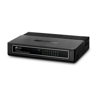 TP-Link TL-SF1016D dispositivo de redes Fast Ethernet (10/100) Negro