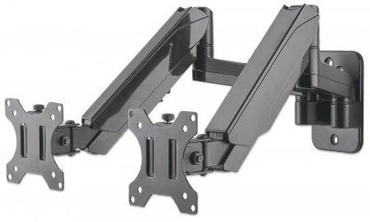 Manhattan 461627 soporte para TV 81.3 cm (32") Negro